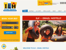Tablet Screenshot of hostels-israel.com